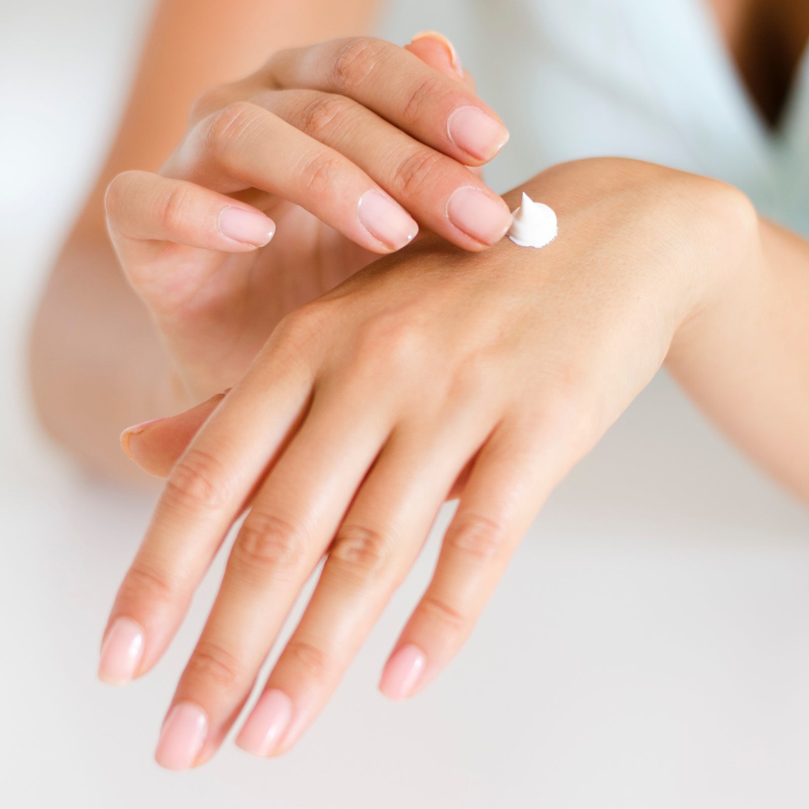 Ageing skin on hands